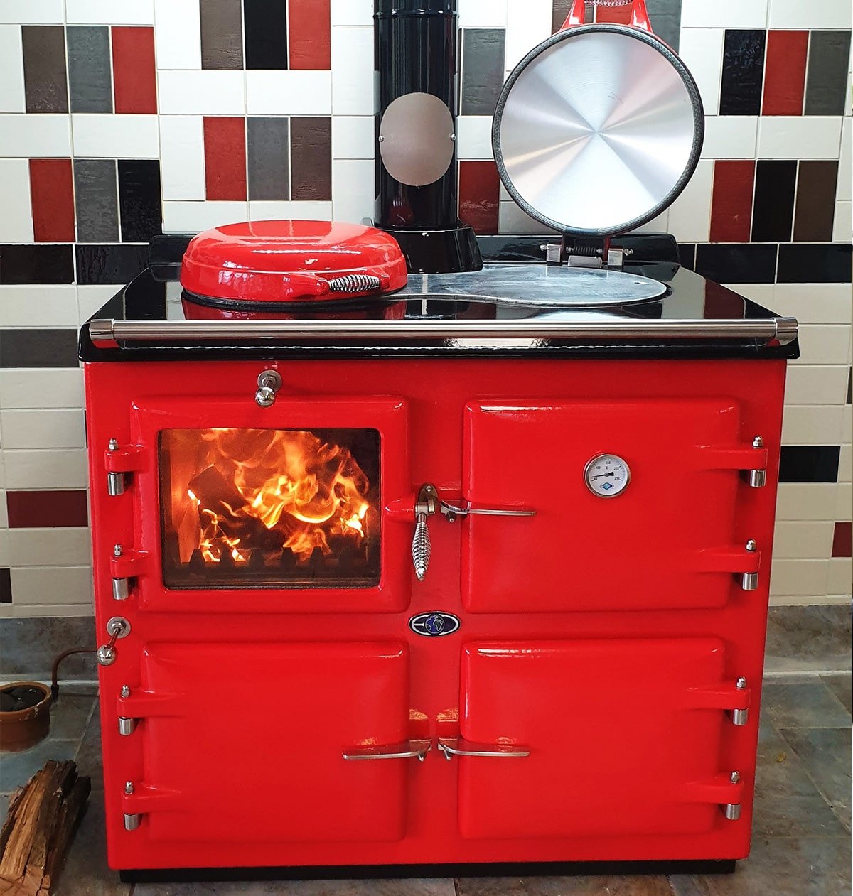 Wood Burning Stove Cooker 3 Oven