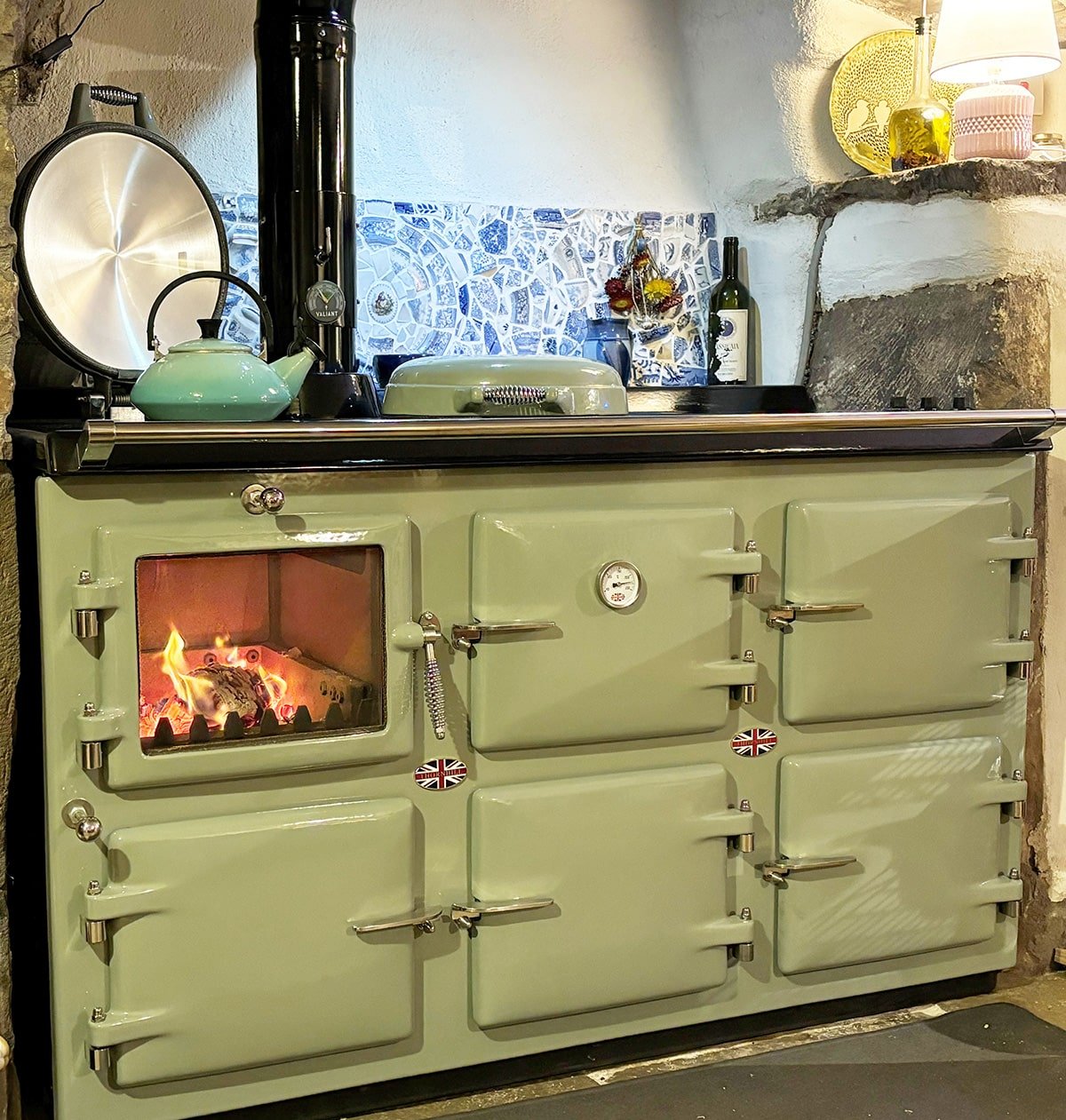 Wood Burning Stove Cooker 5 Oven