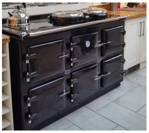 AGA ELECTRIC RANGE COOKER STOVE - 5 OVEN in black
