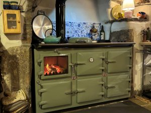 AGA wood fired, woodfired cooker